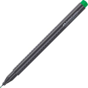 Faber-Castell Fineliner Grip Finepen, smaragdgrün, Strichbreite 0,4 mm