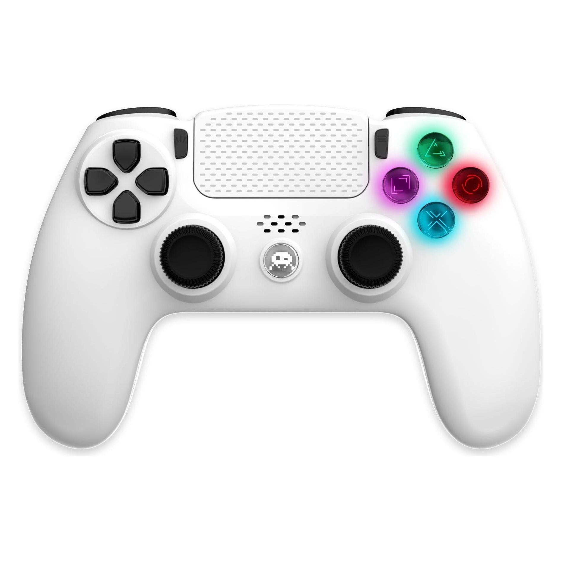 Freaks and Geeks Drahtloser Controller Weiss V2 (PC, PS3, PS4) (140142b)