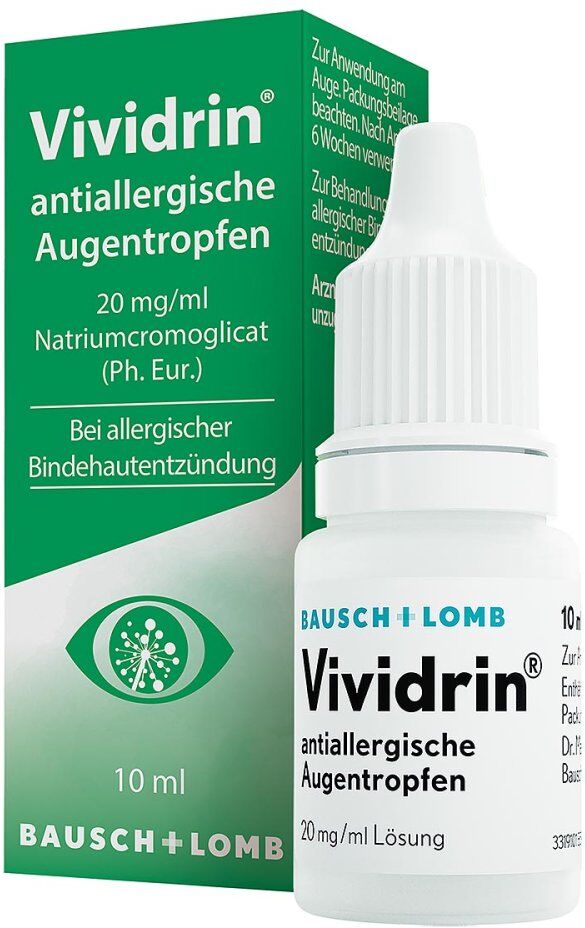 Vividrin antiallergische Augentropfen, für Schwangere geeignet