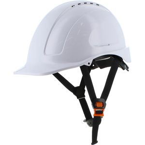 Safety-Jogger Schutzhelm Ajusco Chinstrap, EN 397, mit 6-Punkt-System & Kinnriemen, Größe 51-62, weiß