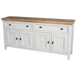 WOLFMÖBEL Sideboard Country Holz Beige Sand
