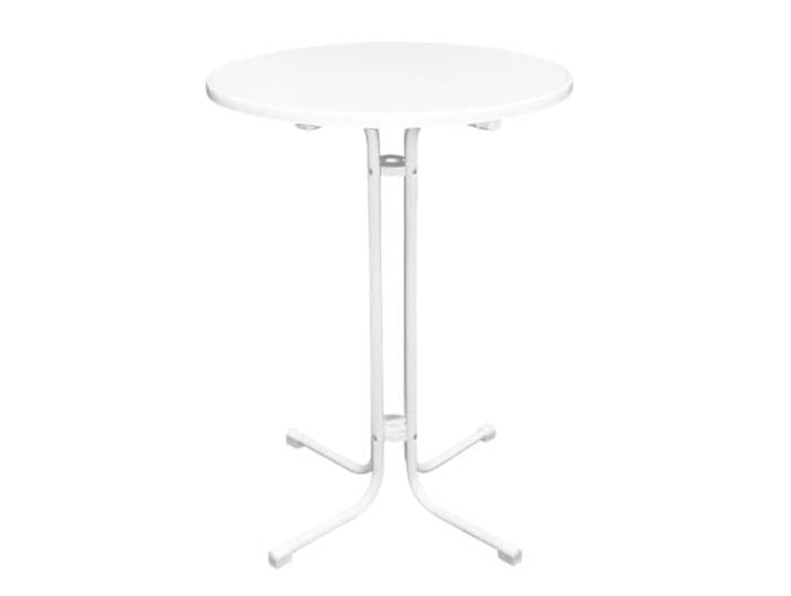 Gastro Uzal Stehtisch Bistrotisch Sevelit/Topalit klappbar Weiß (70 cm)