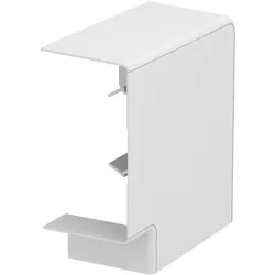OBO Bettermann, Leitungsführung, OBO GK-FH70130RW Flachwinkel Haubenformteil 70x130mm reinweiÃ (7 cm)