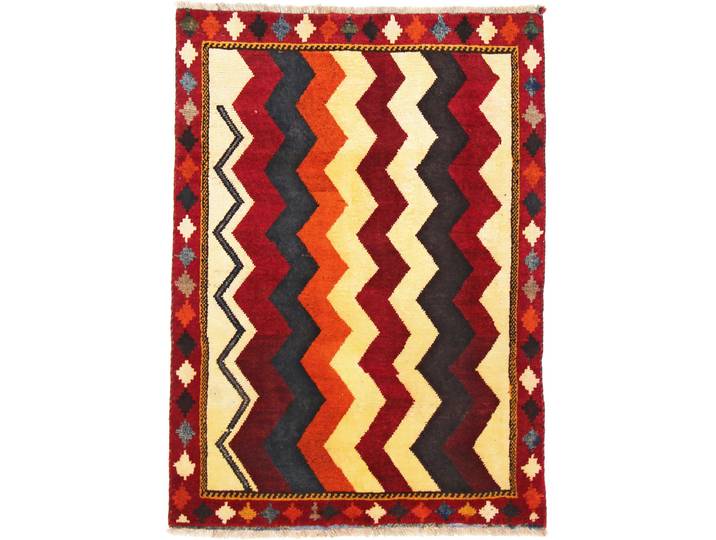 Ghashghai Teppich 115x159 Handgeknüpft Orientteppich Perserteppich Wolle