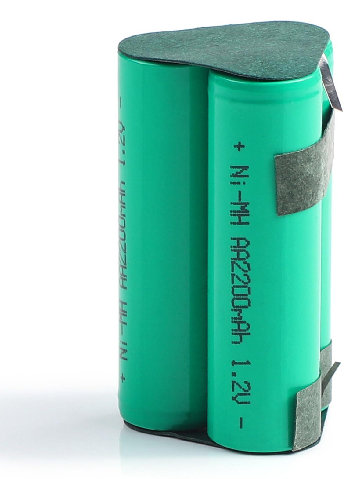 NEWASHAN Accu 3,6 V 2200 mAh voor AEG Junior 2.0 en Babyliss T24, T24B, T24C stofzuigers