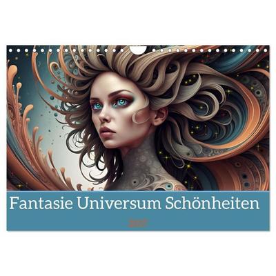 Fantasie Universum Schönheiten (Wandkalender 2027 DIN A4 quer), CALVENDO Monatskalender