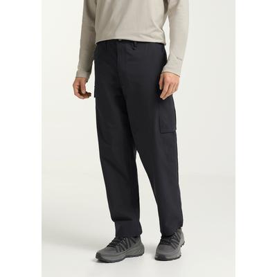 Cargohose JACK WOLFSKIN "YUMA CARGO PANTS M", Herren, Gr. 56, Normalgrößen, schwarz, Obermaterial: 66% POLYESTER, 34% BAUMWOLLE. Futter: 65% POLYESTER, 35% BAUMWOLLE, Hosen Cargohose, Cargohose, strapazierfähig, komfortabel