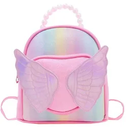 Kinderrucksack Shiny Wings Pearls Rosa 22cm