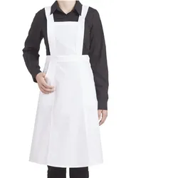 Schürze "01/23" 75cm - Weiß