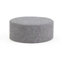 INNOVATION LIVING Sitzhocker Pauke 50 Stoff Grau Granit
