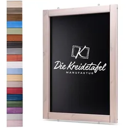 Die Kreidetafel Manufaktur Kreidetafel mit Holzrahmen / Taupe 50x100cm