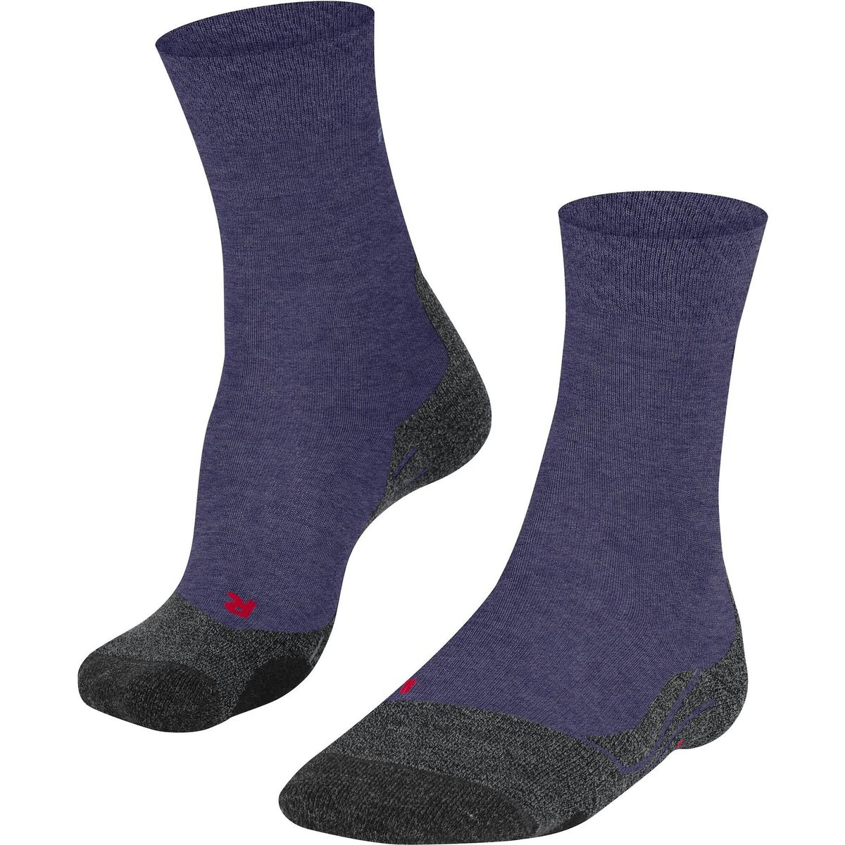 Falke TK2 Explore Melange Damen Trekking Socken viola (8745) 37-38 16163-8745-37-38