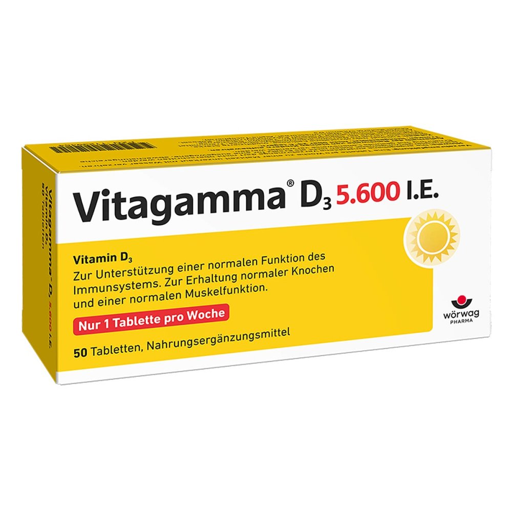 Wörwag Pharma GmbH & Co. KG Vitagamma D3 5.600 I.e. Vitamin D3 Nem Tabletten 11239454