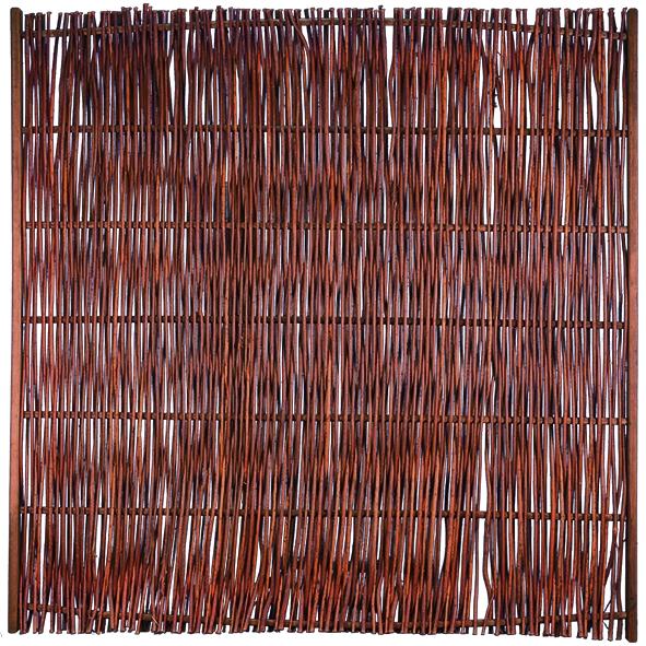 TETZNERJENT FUEGO-Weidengeflechtzaun 180x180cm, seitlicher Rahmen 08436754