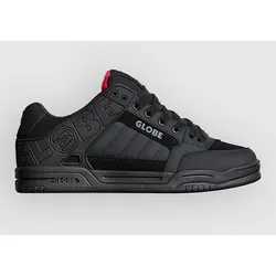 Globe Tilt Skateschuhe black / red / tartan Gr. 6.5