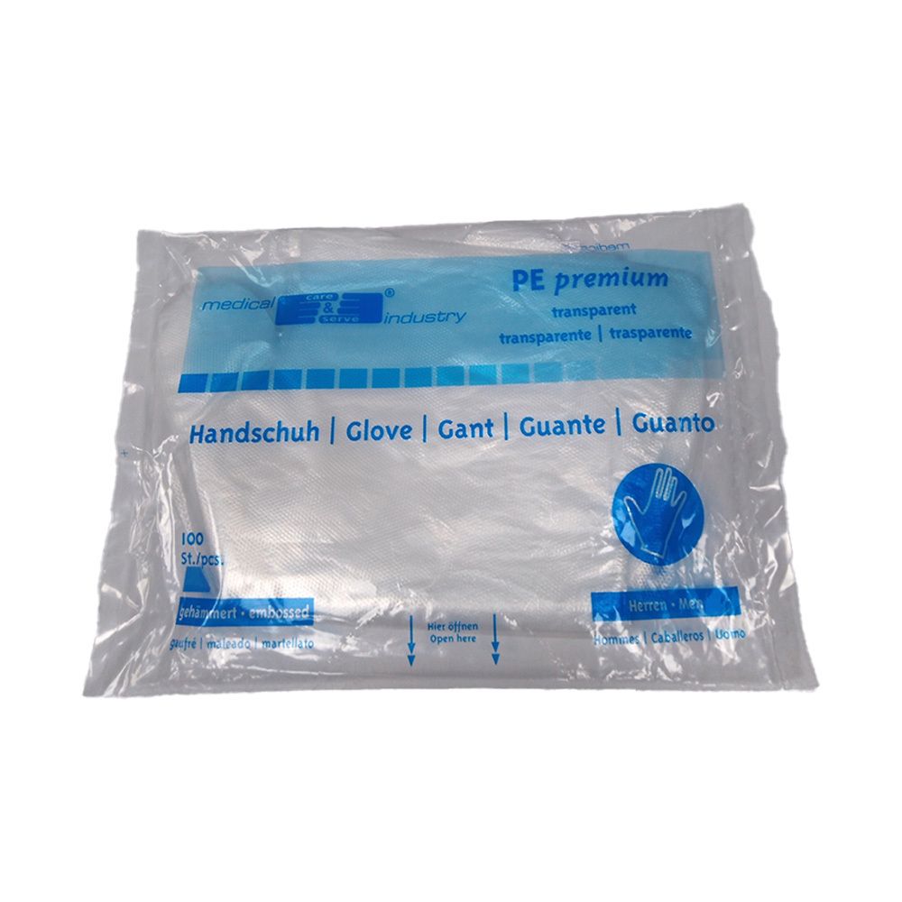Gribi Plastikhandschuhe 295mm Herren unst 100 Stk St Handschuhe