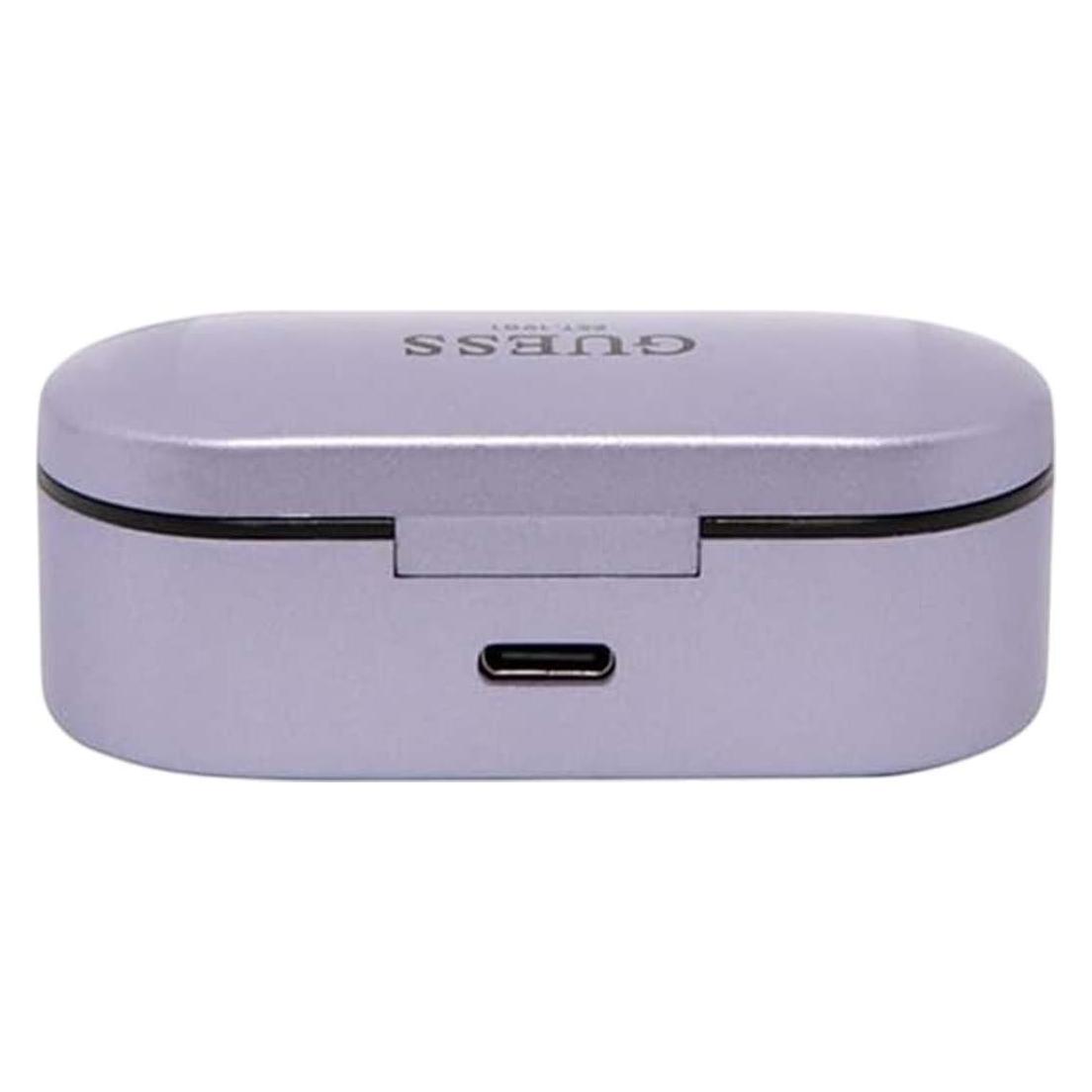 Guess słuchawki Bluetooth GUTWST31EU TWS + stacja dokująca fioletowy/purple (5 h, Docking, Kabellos) (GUE003149-0)