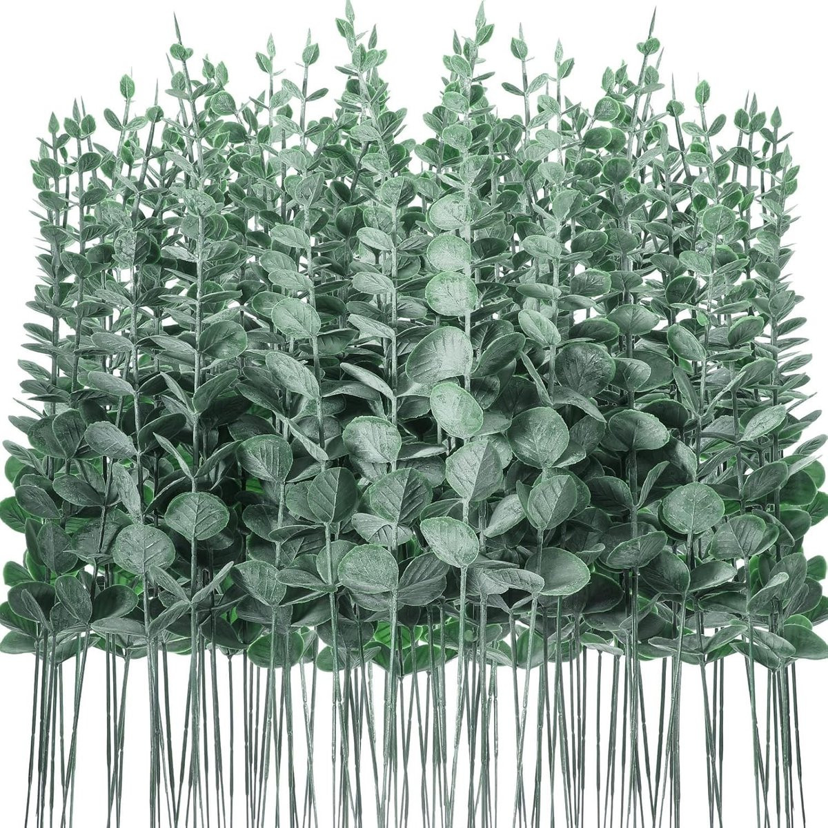 Dailygoods Eucalyptus Kunstplanten 30 Stuks - Groene Kunstplanten voor Binnen en Tafeldecoratie