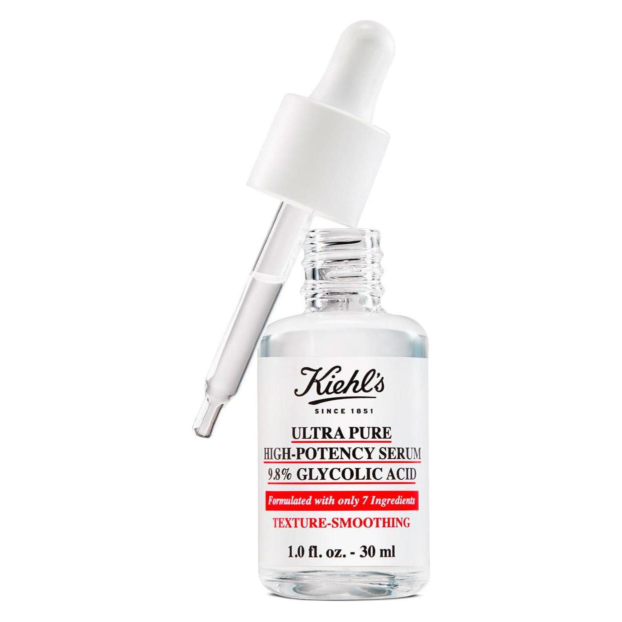 Kiehl's Pure Serum Texture-Smooting Glycolic Acid 10% (30 ml) (034465)