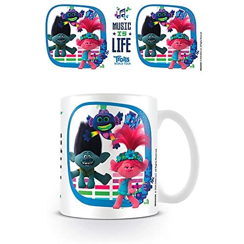 Trolls World Tour Keramische mok Muziek is leven 315 ml