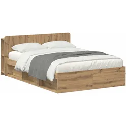 vidaXL, Bett, Bettrahmen (140 x 190 cm)