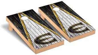 Skip's Garage Emporia State Hornets Weathered Cornhole Board Set