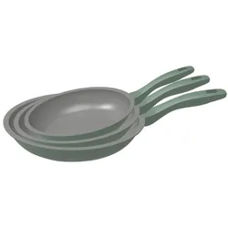 Alythia Bratpfannen-Set - ø20 cm, ø24 cm, ø28 cm, Induktionsgeeignet