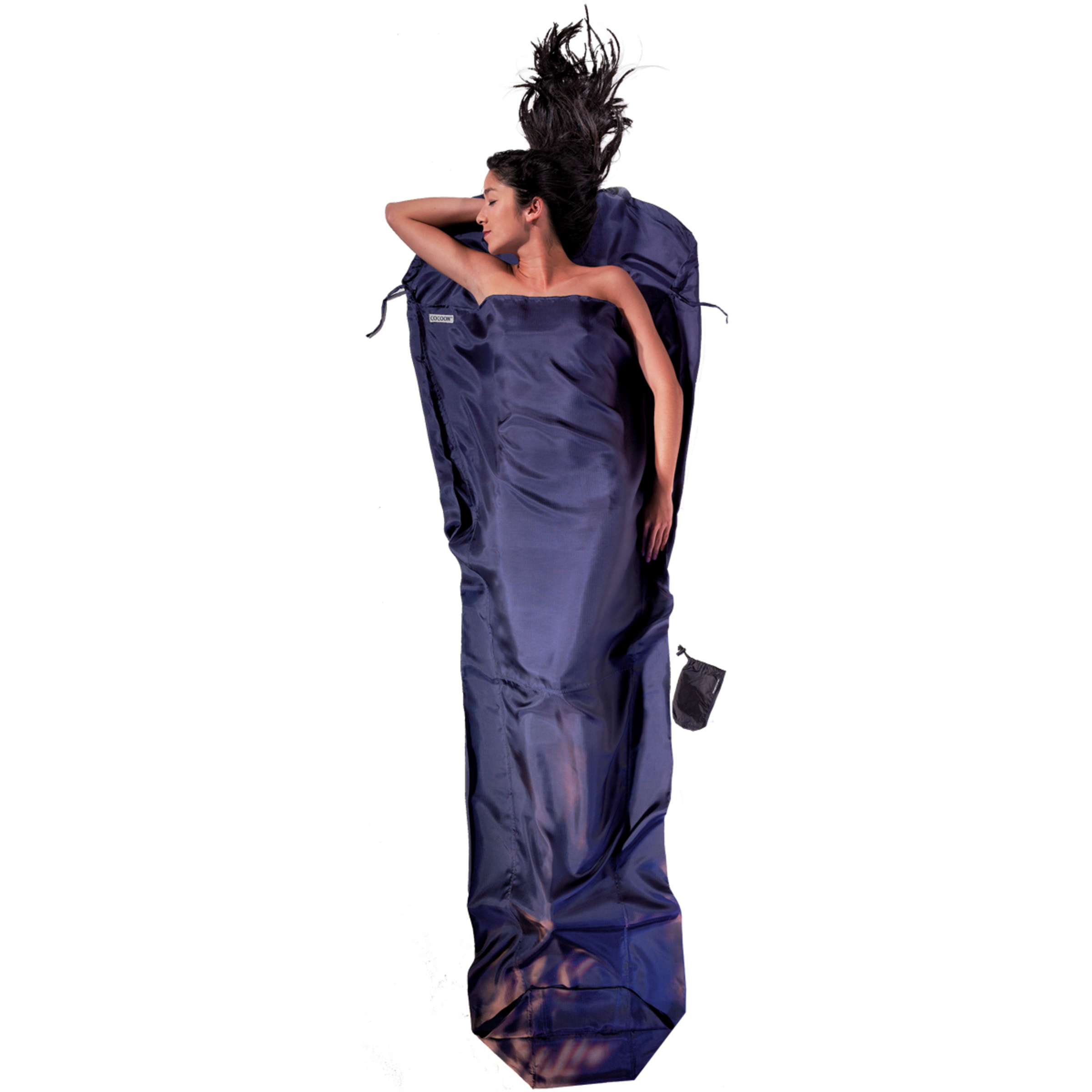 Cocoon Mummy Ripstop Silk Schlafsack Hüttenschlafsäcke & Inlets lila Größe MAX. 230CM Trekking Hautfreundlich