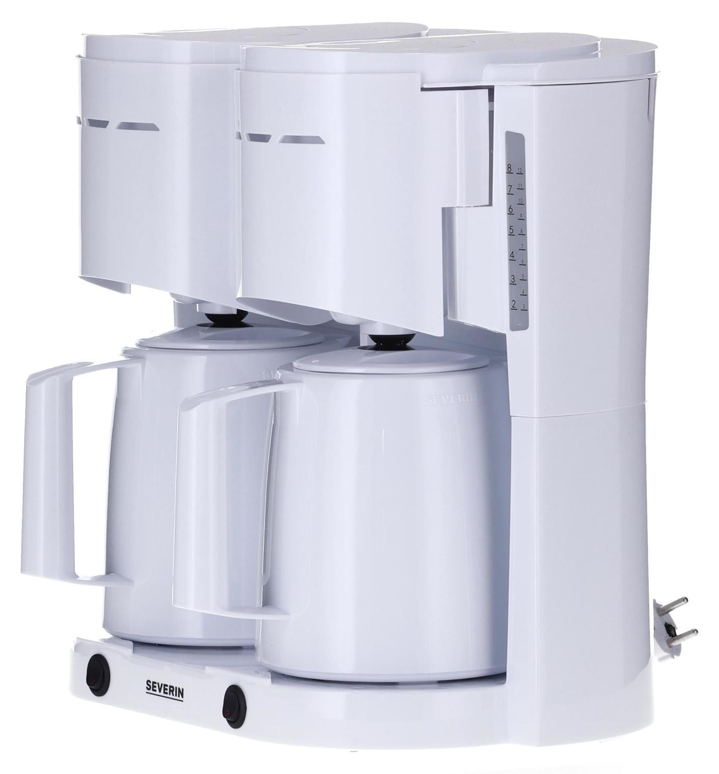 Severin KA 9314 Duo 2-in-1 Koffiemachine - Wit