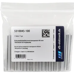 EFB 5310045-100 - Spleißschutz, transparent, 45 mm, 100 Stück