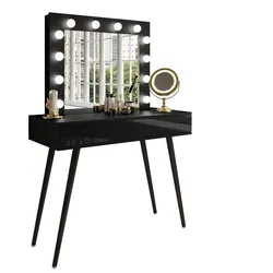 SCHMINKTISCH SIENNA LOFT mit Schubladen PUSH OPEN