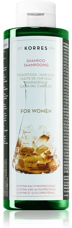 Korres Cystine & Glycoprotein Shampoo gegen Haarausfall und schütteres Haar für Damen 250 ml