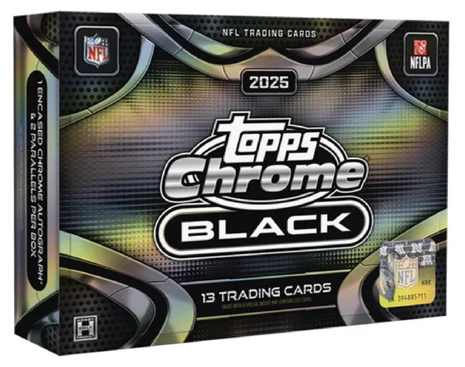 2025 Topps Chrome Black Football Englisch