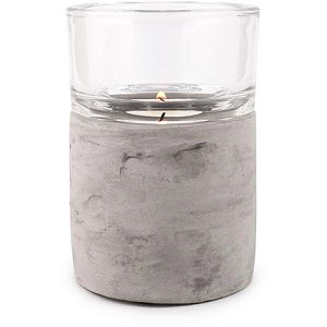 pajoma Teelichthalter 36007, Ambiente groß, Beton & Glas, Höhe 11,9 cm