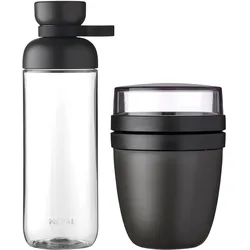 Lunchpot-Set ELLIPSE - schwarz