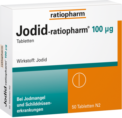 ratiopharm GmbH JODID-ratiopharm 100 µg Tabletten 50 St 04619133