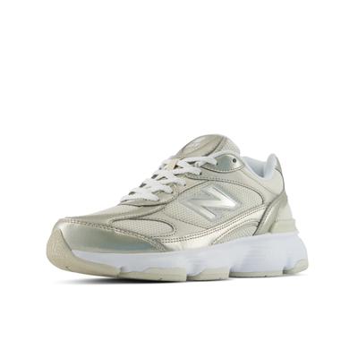 Sneaker NEW BALANCE "603", Damen, Gr. 37, silber (linen, light gold metallic), Synthetik, Textil, Schuhe Sneaker, inspiriert vom Design des New Balance 9060