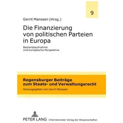 Die Finanzierung von politischen Parteien in Europa, Fachbücher von Gerrit Manssen