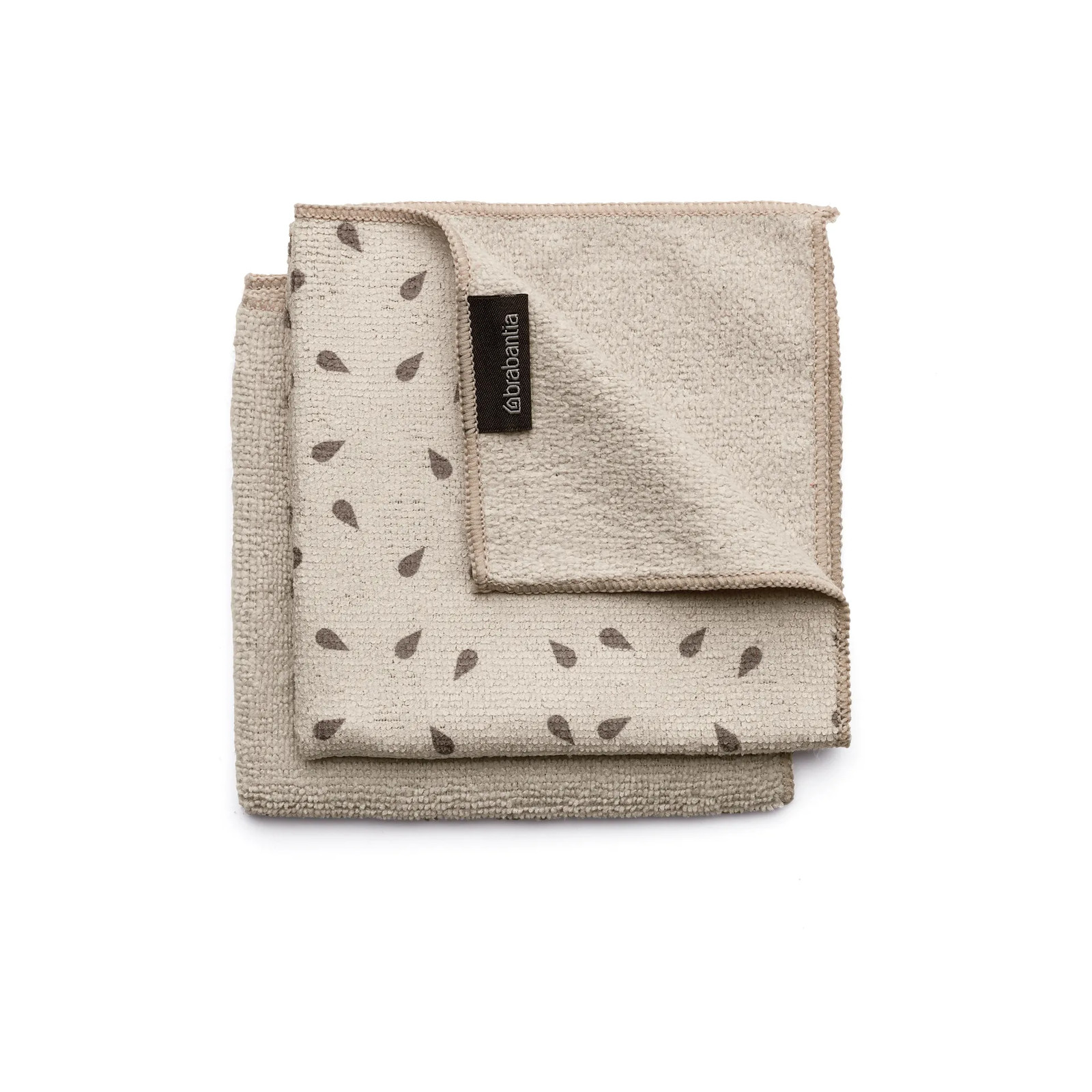 Brabantia Microvezeldoek 2-pack Zacht beige