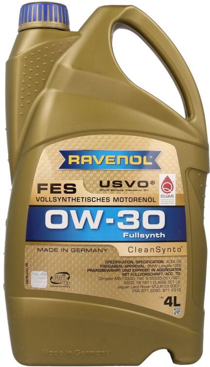 Motoröl RAVENOL 1111146 FES 0W30 4L