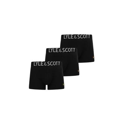 Funktionsunterhose LYLE & SCOTT "Lyle & Scott DANIEL", Herren, Gr. S, 1 Stk., schwarz, 95% Baumwolle, 5% Elasthan, Unterhosen Funktionsunterhose