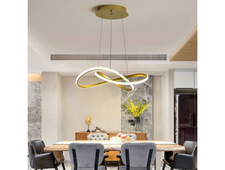 Lampe de salle à manger personnalité créativité trèfle Restaurant suspension lampe nordique moderne Simple salle à manger hôtel Art barre lampe