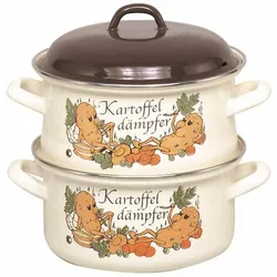 KRÜGER   Kartoffeldämpfer/Bio-Dünster emailliert Ø 16 cm