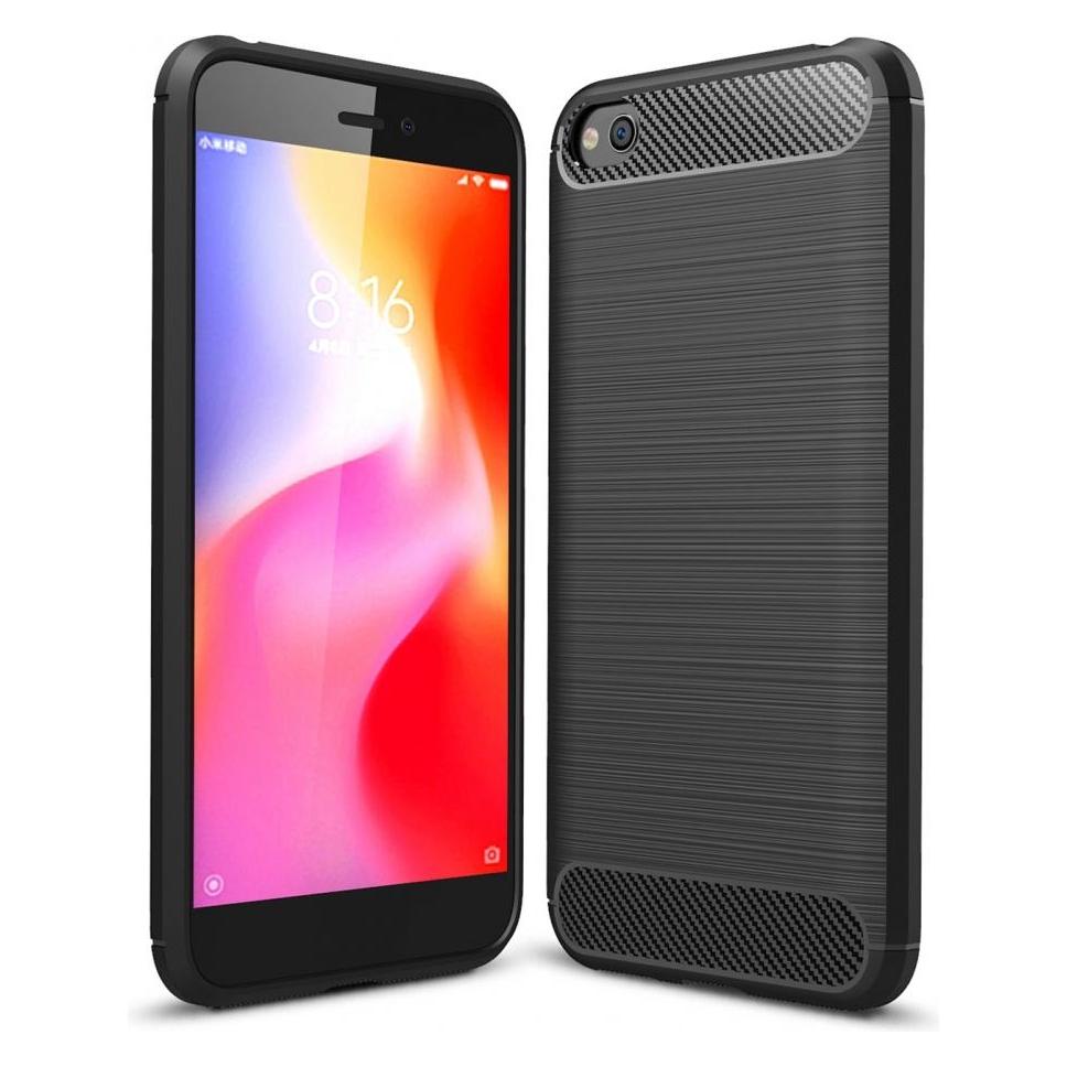 Screenguard Xiaomi Redmi Go Hülle Carbon Brushed Soft TPU (Xiaomi Redmi Go) (00025215)