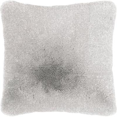 Dekokissen PAD "STELLA", grau (light grau, felloptik), B:50cm L:50cm, Polyester, Dekokissen_Sitzkissen_Kissenhüllen, Kissenhülle, flauschige Kunstfell Qualität, 50x50 cm