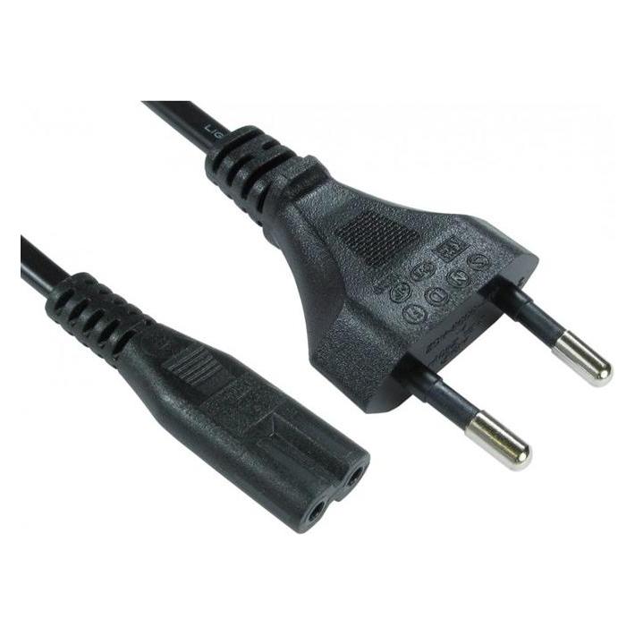 Cables Direct 2MTR EURO M-C7 F FIG 8 BLK POW CAB (2 m) (RB-295WH)