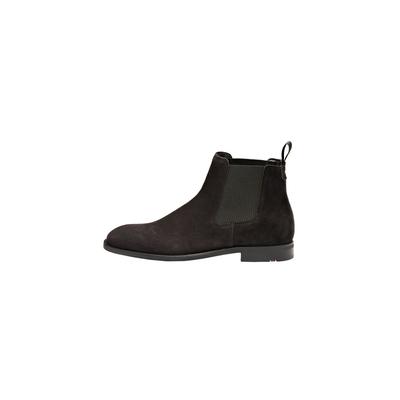 Chelseaboots LLOYD "VERA 315", Herren, Gr. 9.5, schwarz (tiefschwarz), Leder, unifarben, Basic, Schuhe Chelseaboots, mit modernem Design