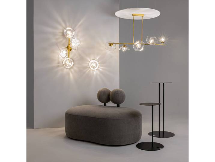 Maytoni Wandlampe Miracle, dimmbar, klar / transparent, für Wohn- / Esszimmer, Metall, Florentiner, Wandleuchte, Wandlampe Innen