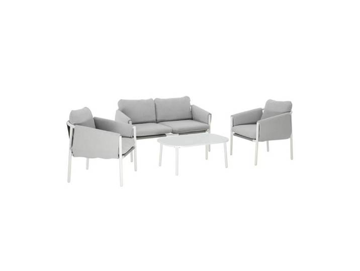 sweeek - Salon de jardin acier 4 places KYO