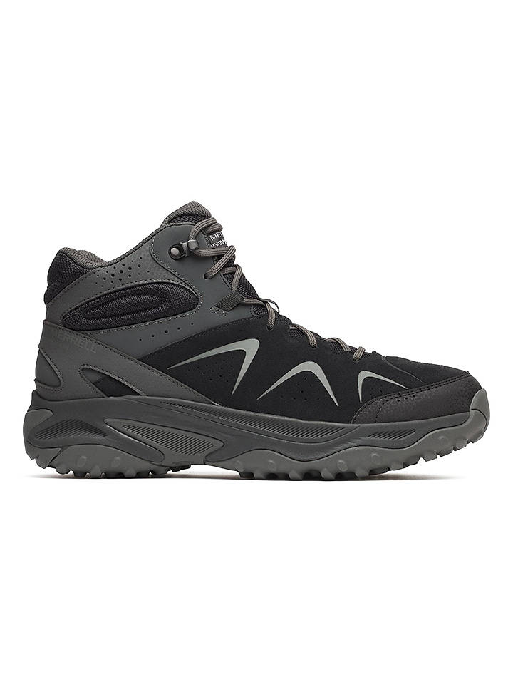 Merrell Leder-Trekkingschuhe "Yokota 3" in Schwarz - 40